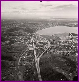 US 101 (I-5) Mission Bay Fwy in 1956
