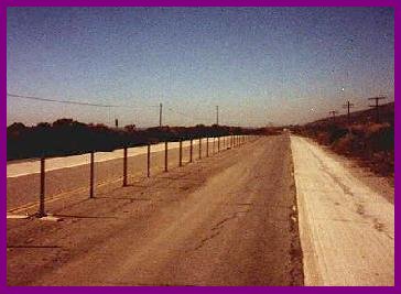 [Typical abandoned stretch of US 101]