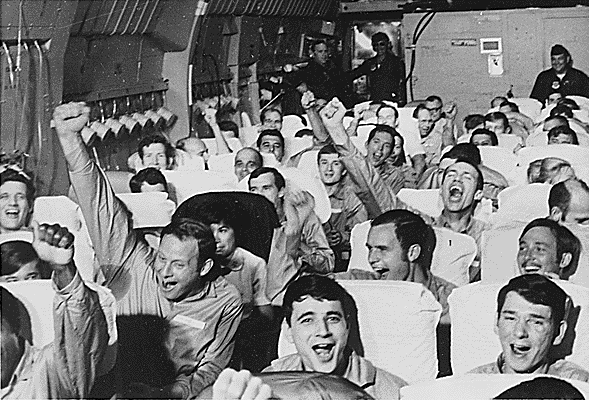 The Vietnam War - Operation Homecoming - Operation Homecoming ends on April 1st 1973 with the returning of 591 total Prisoners of War headed by Captain White