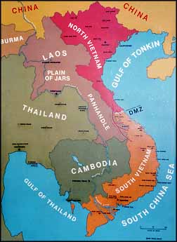 Vietnam War Map