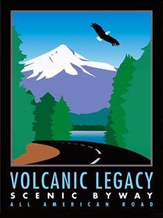 Volcanic Legacy Scenic Byway Logo